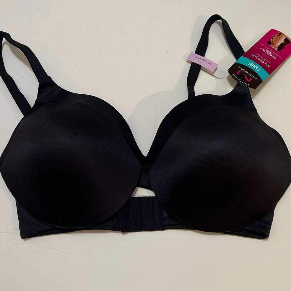 Maidenform T-shirt Full Coverage Convertible Straps Bra NWT Size 34D - Picture 3 of 6